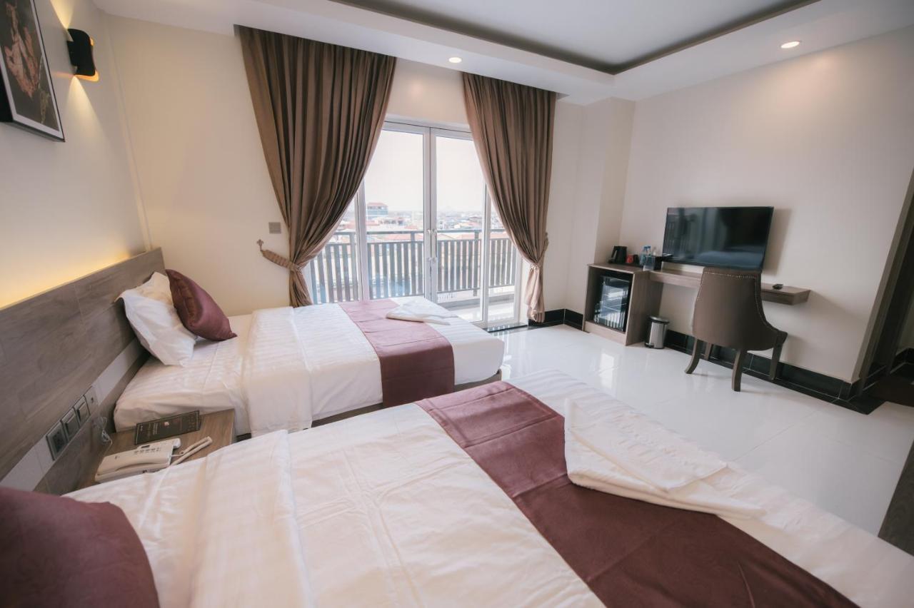 Twin Hotel Kampot Kültér fotó