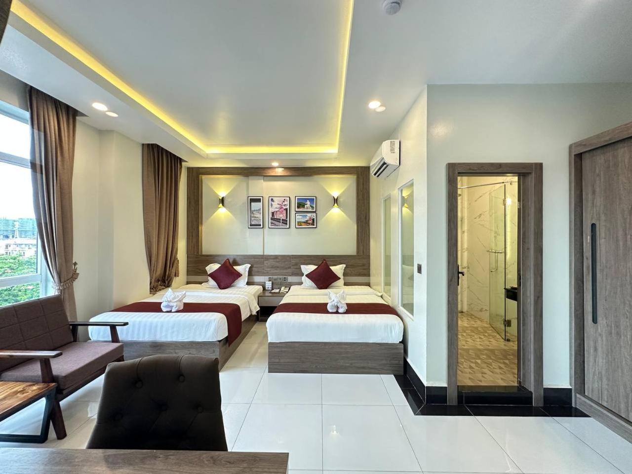 Twin Hotel Kampot Kültér fotó